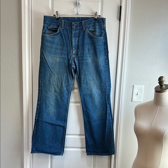 🤠 Sheplers Men’s Classic Blue Denim Jeans 32x27 - Picture 3 of 6